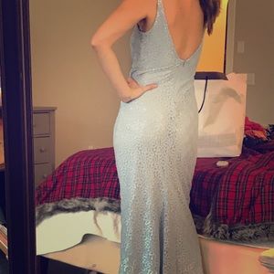 Jessica McClintock prom dress glittery